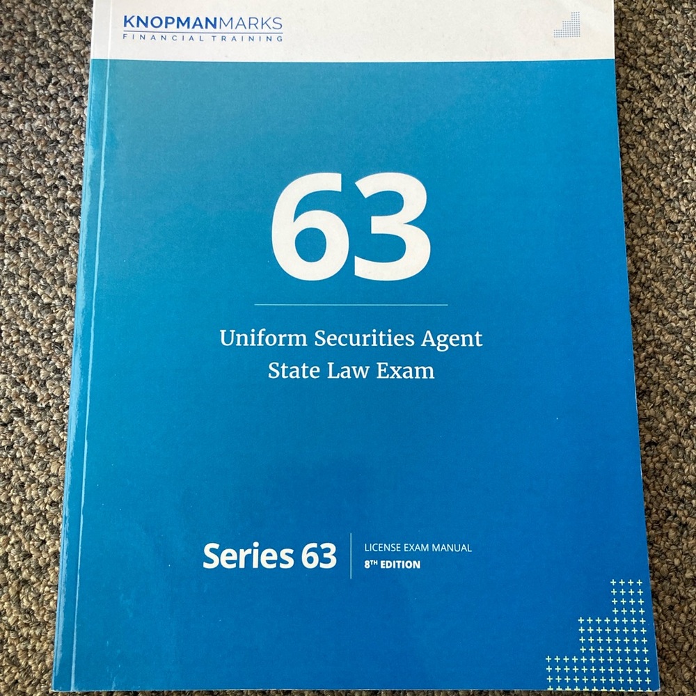 Series 63 Knopman Marks Financial Training